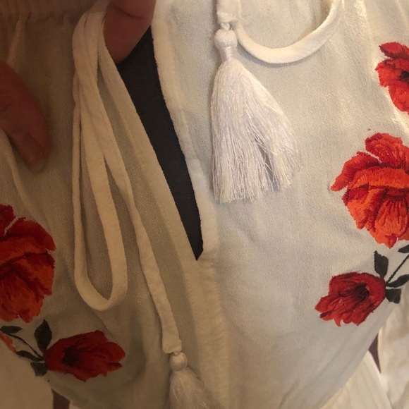 NWOT Pac Sun off shoulder peasant dress - Picture 3 of 4